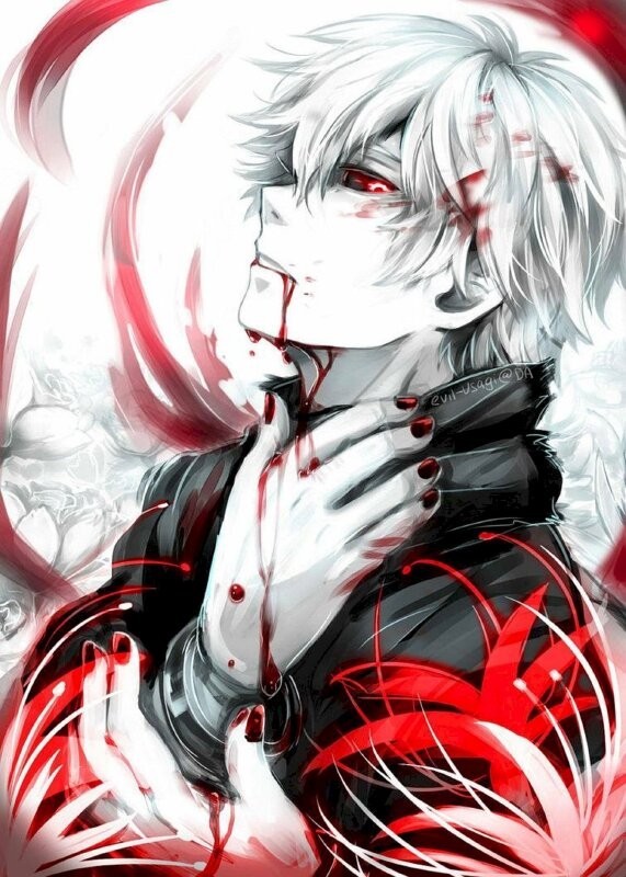 Cảnh anime kinh dị với bóng tối phủ kín, nhân vật chính đứng giữa không gian ma quái