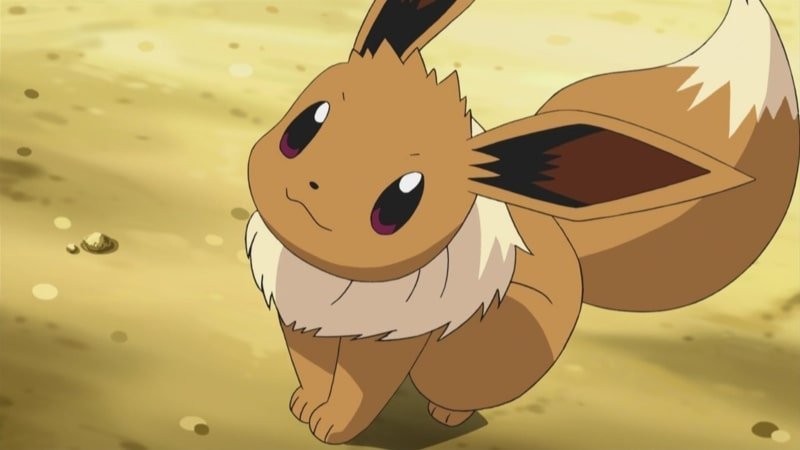 Eevee với dáng vẻ nhỏ nhắn và ấm áp