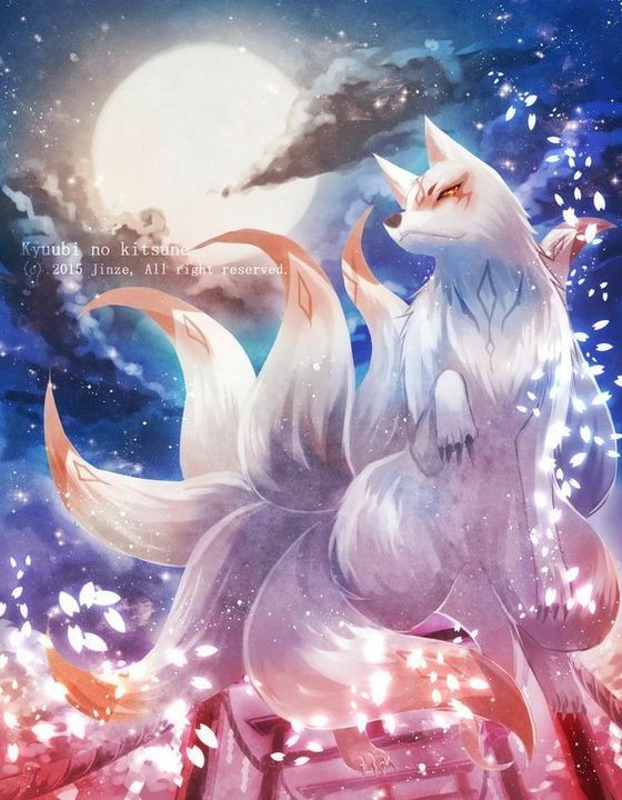 Hồ ly anime với vẻ đẹp kiêu sa