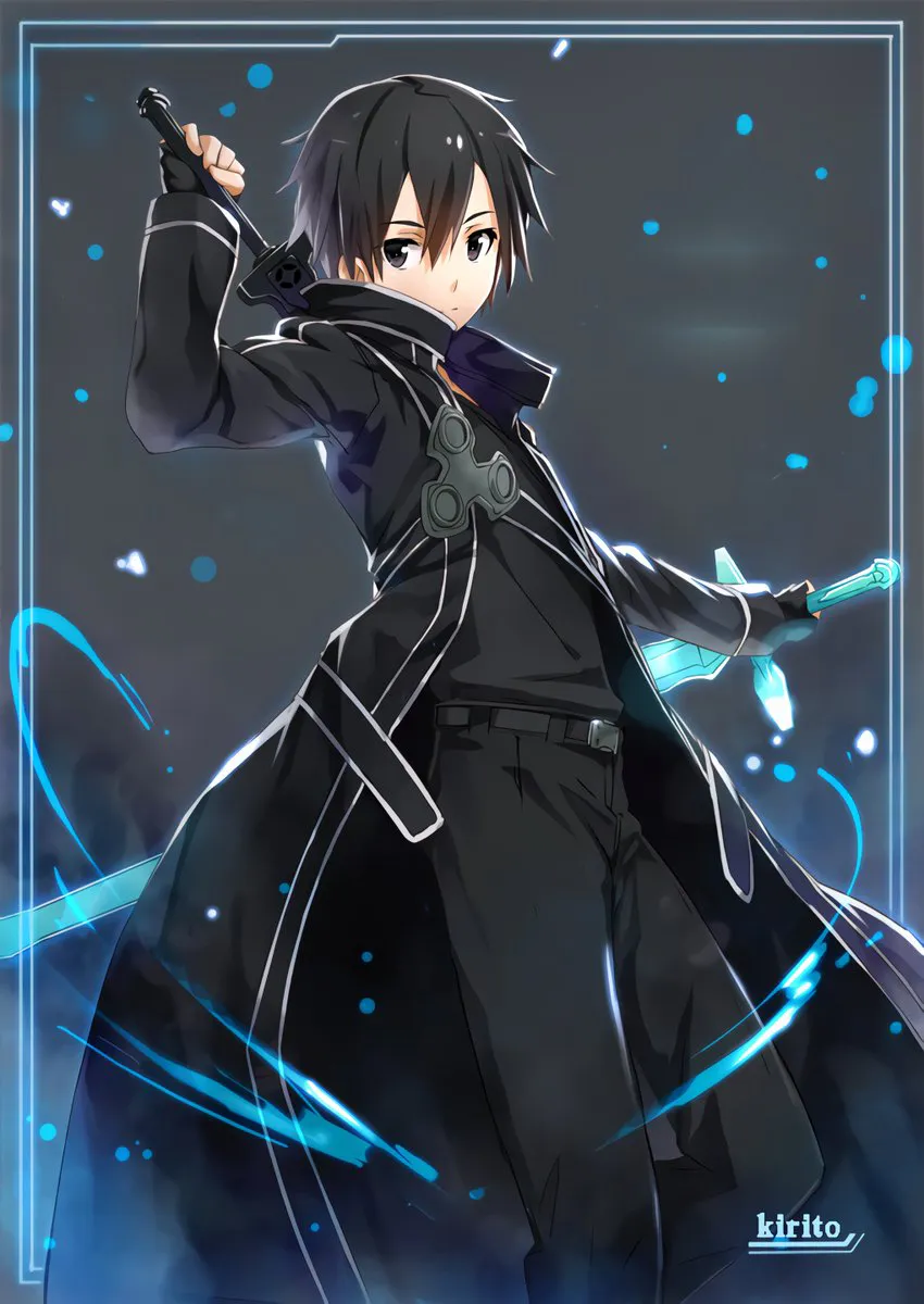Kirito bình tĩnh trước kẻ thù, ánh mắt không sợ hãi
