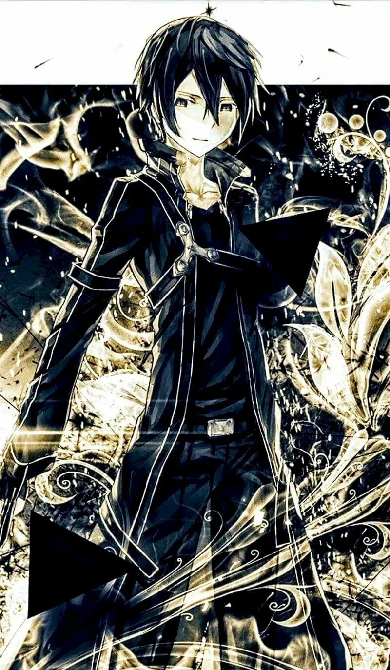 Kirito điềm tĩnh và bình thản trong ảnh anime