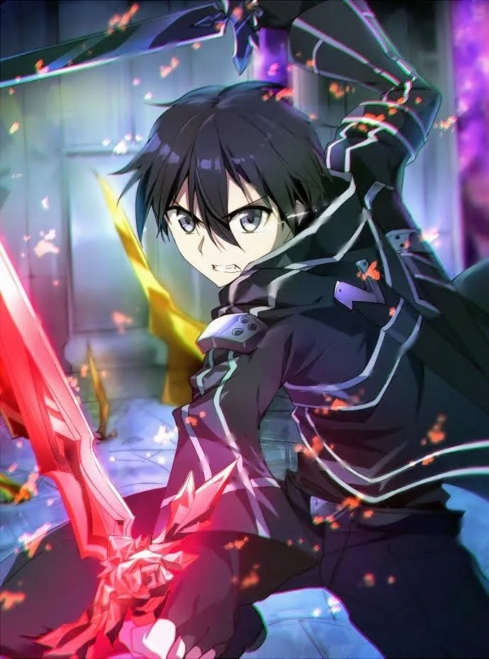 Kirito sắc lạnh trước kẻ thù với ánh mắt đầy quyết tâm
