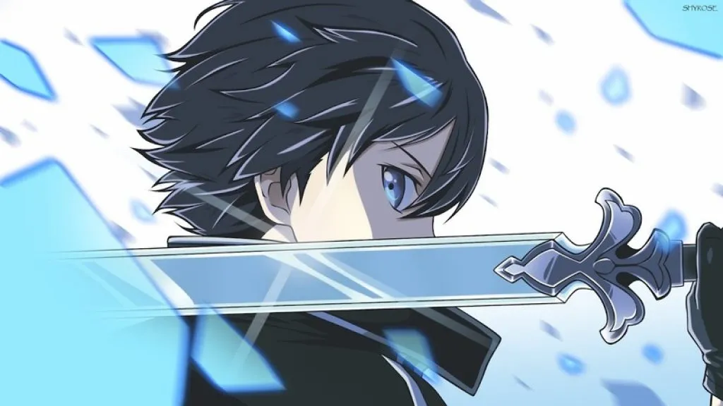 Kirito uy nghiêm trước đội quân, không chút sợ hãi