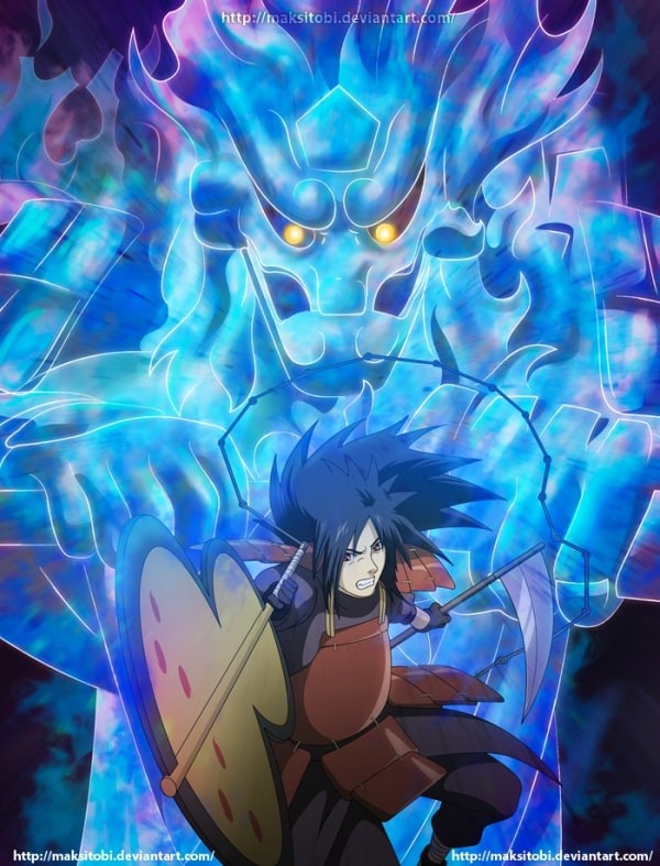 Madara Uchiha trong khoảnh khắc chiến đấu, từng động tác đều chuẩn xác và mạnh mẽ