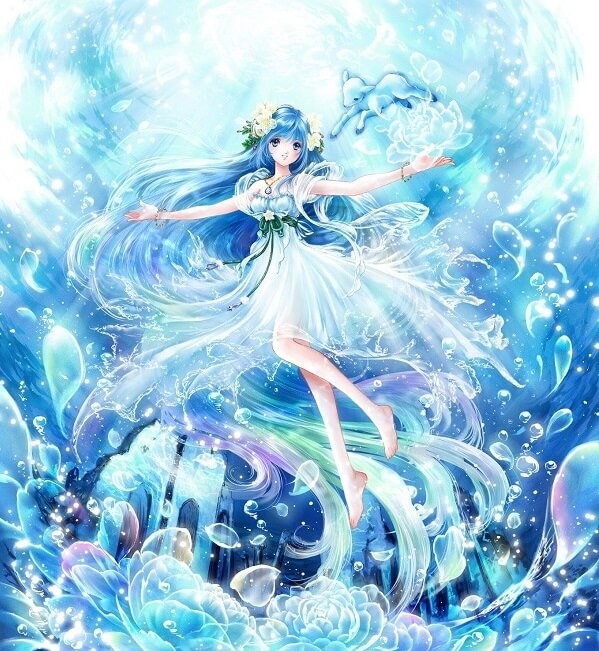 Nhân vật Thiên Bình anime toát ra vẻ đẹp hài hòa và tinh tế