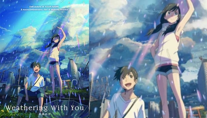 Tình yêu anime trải qua ngày mưa