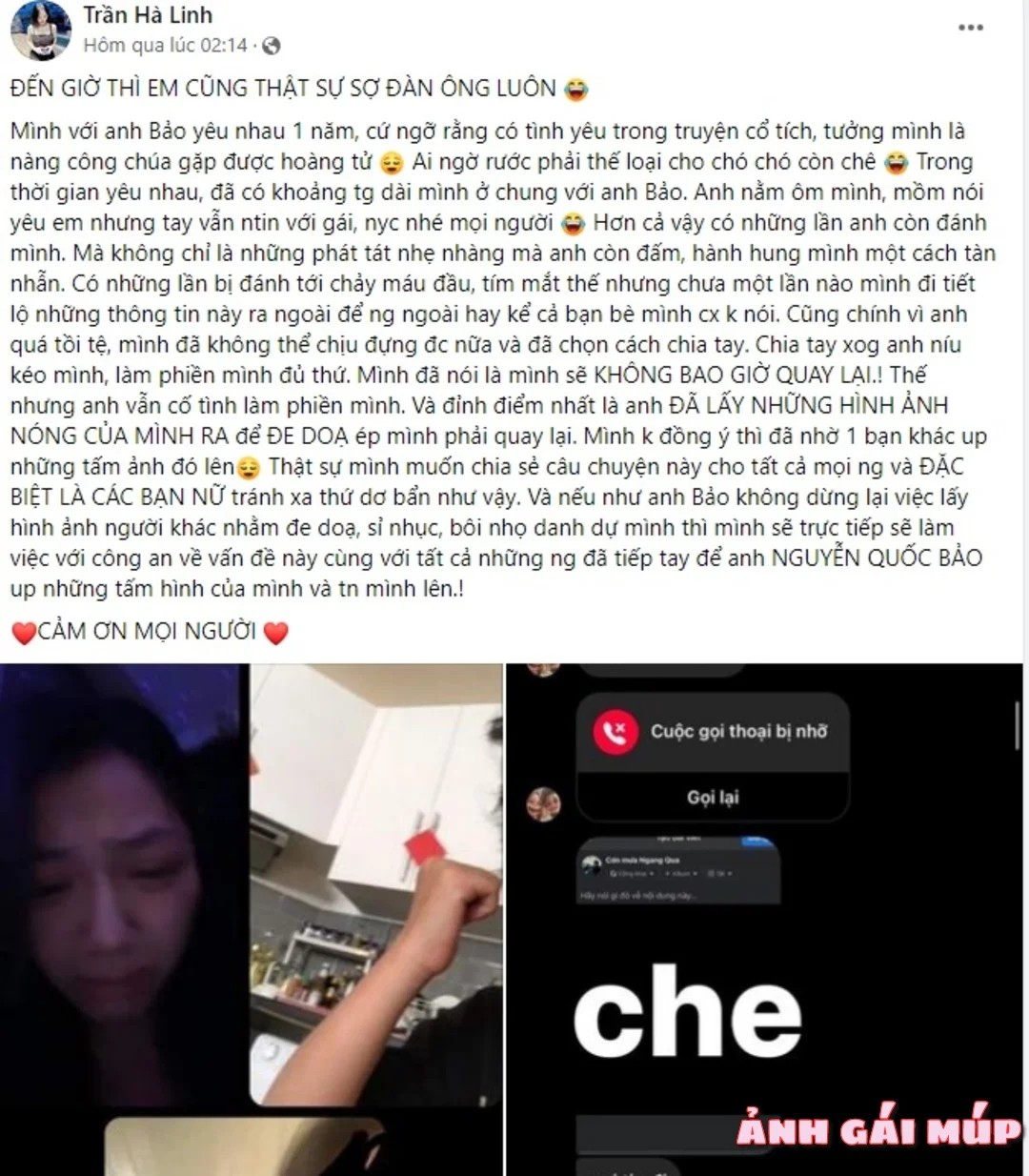 Trần Hà Linh trả lời Comment